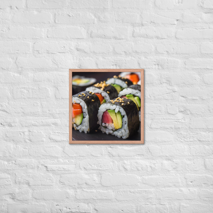 Sushi Framed poster 🤤 from Yumify.AI