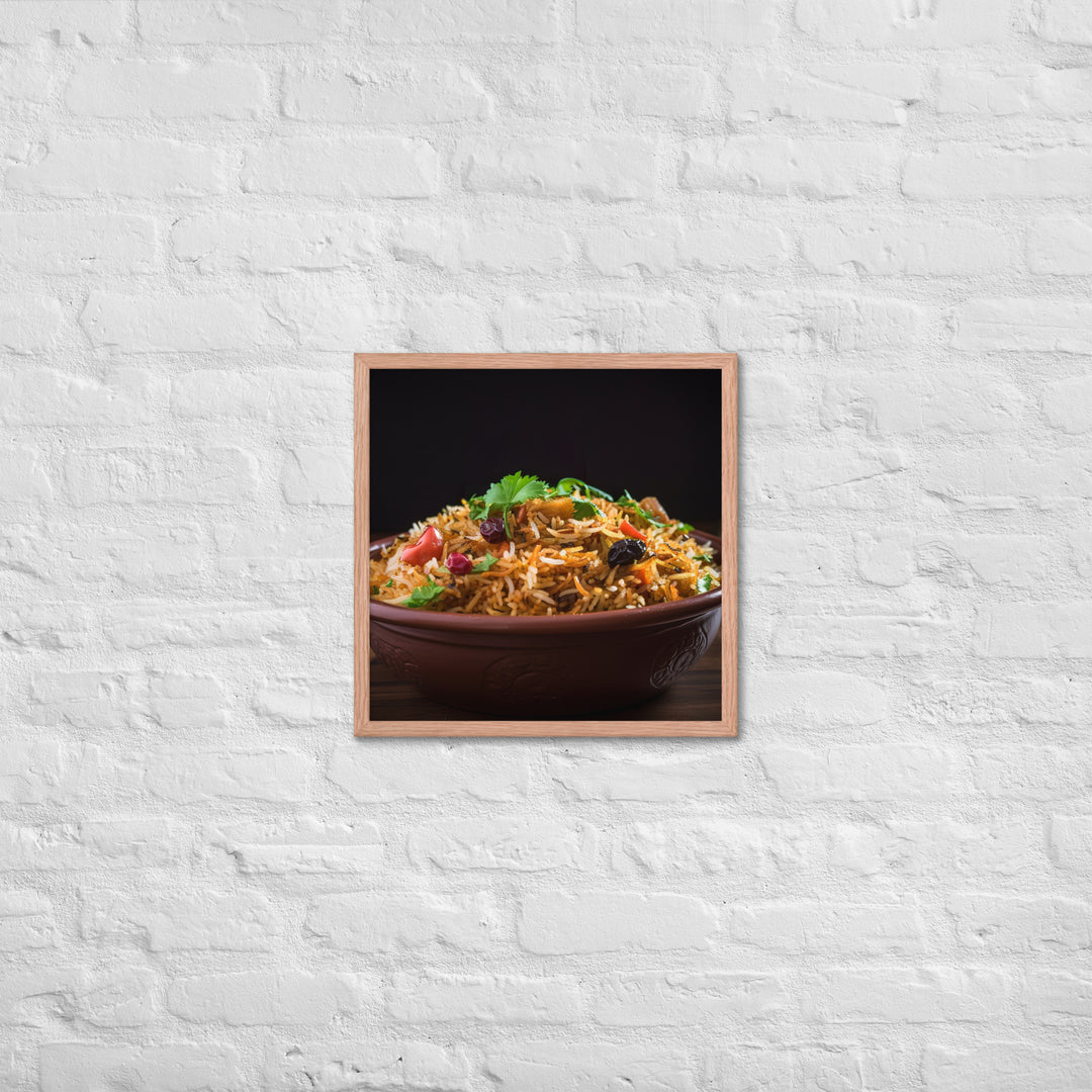 Biryani Framed poster 🤤 from Yumify.AI