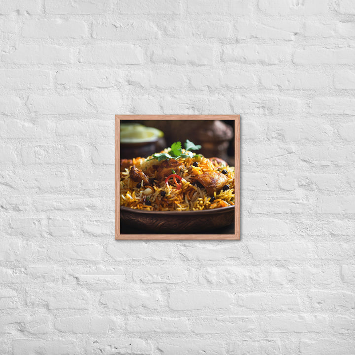 Biryani Framed poster 🤤 from Yumify.AI