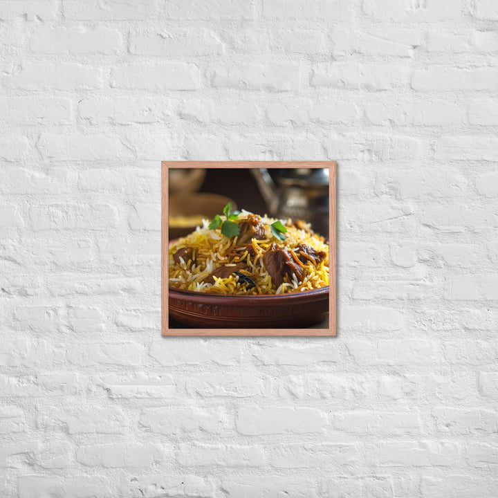 Biryani Framed poster 🤤 from Yumify.AI