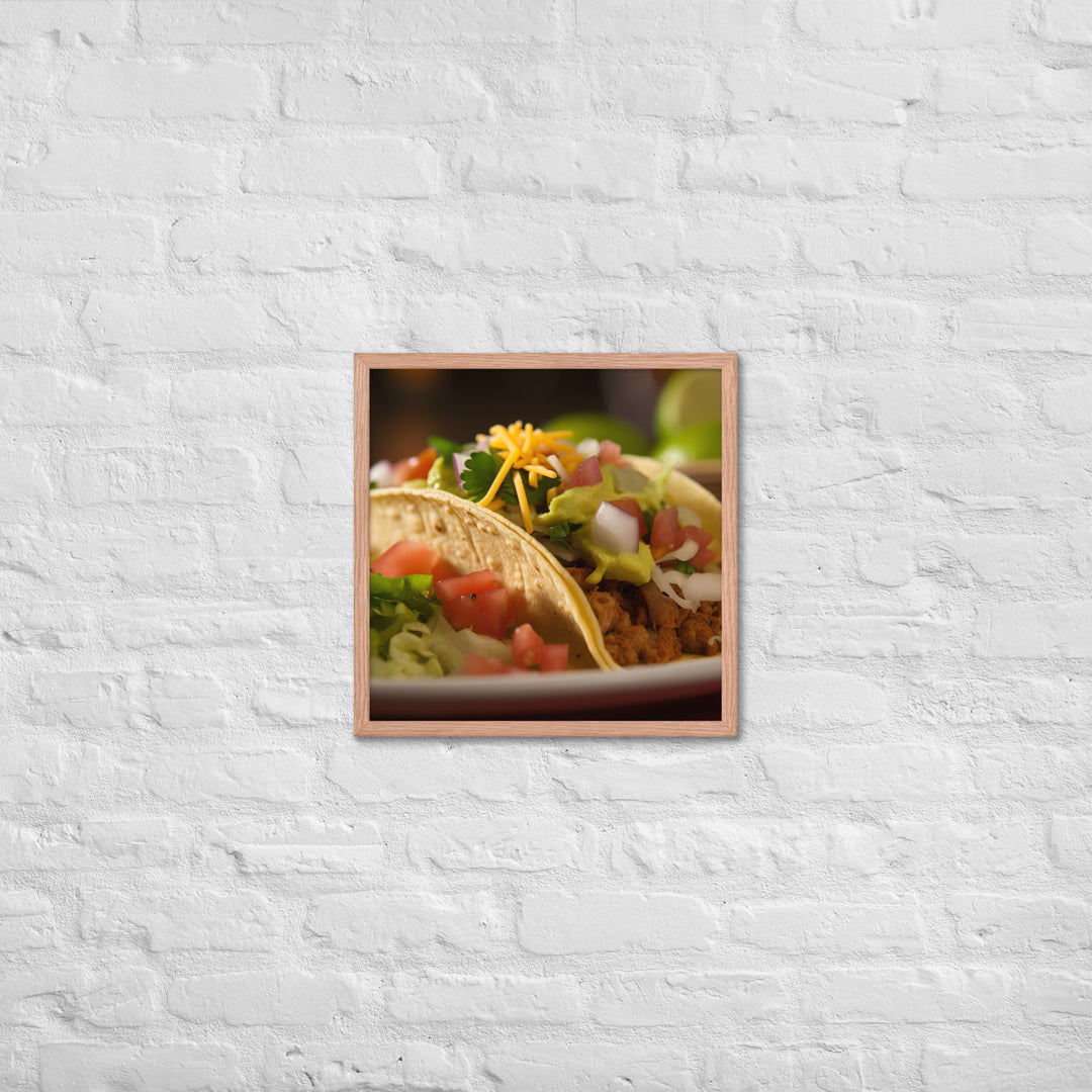 Taco Treat Framed poster 🤤 from Yumify.AI