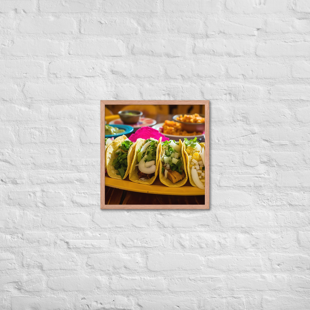 Taco Traditions Framed poster 🤤 from Yumify.AI