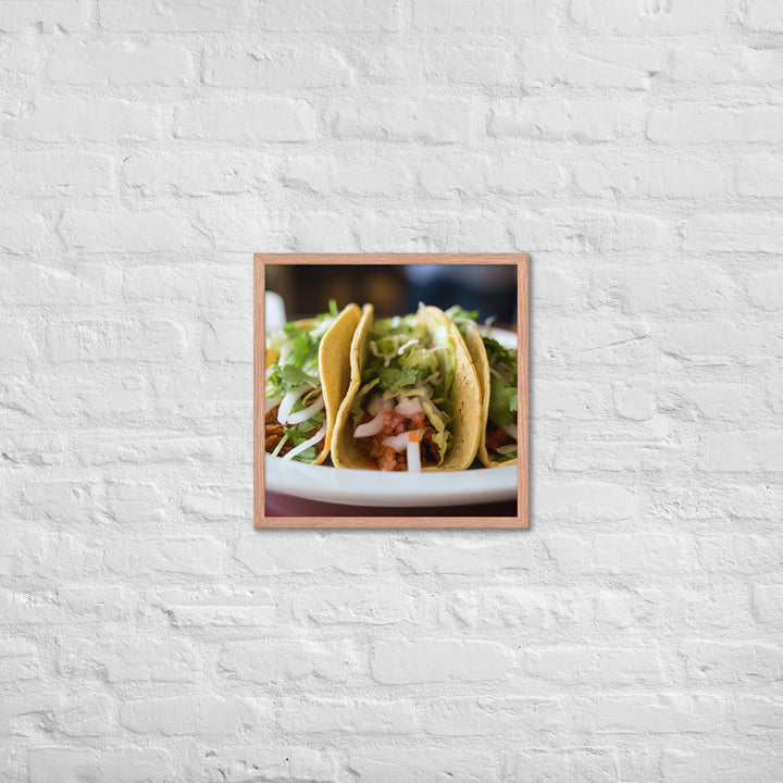 Taco Timeless Framed poster 🤤 from Yumify.AI