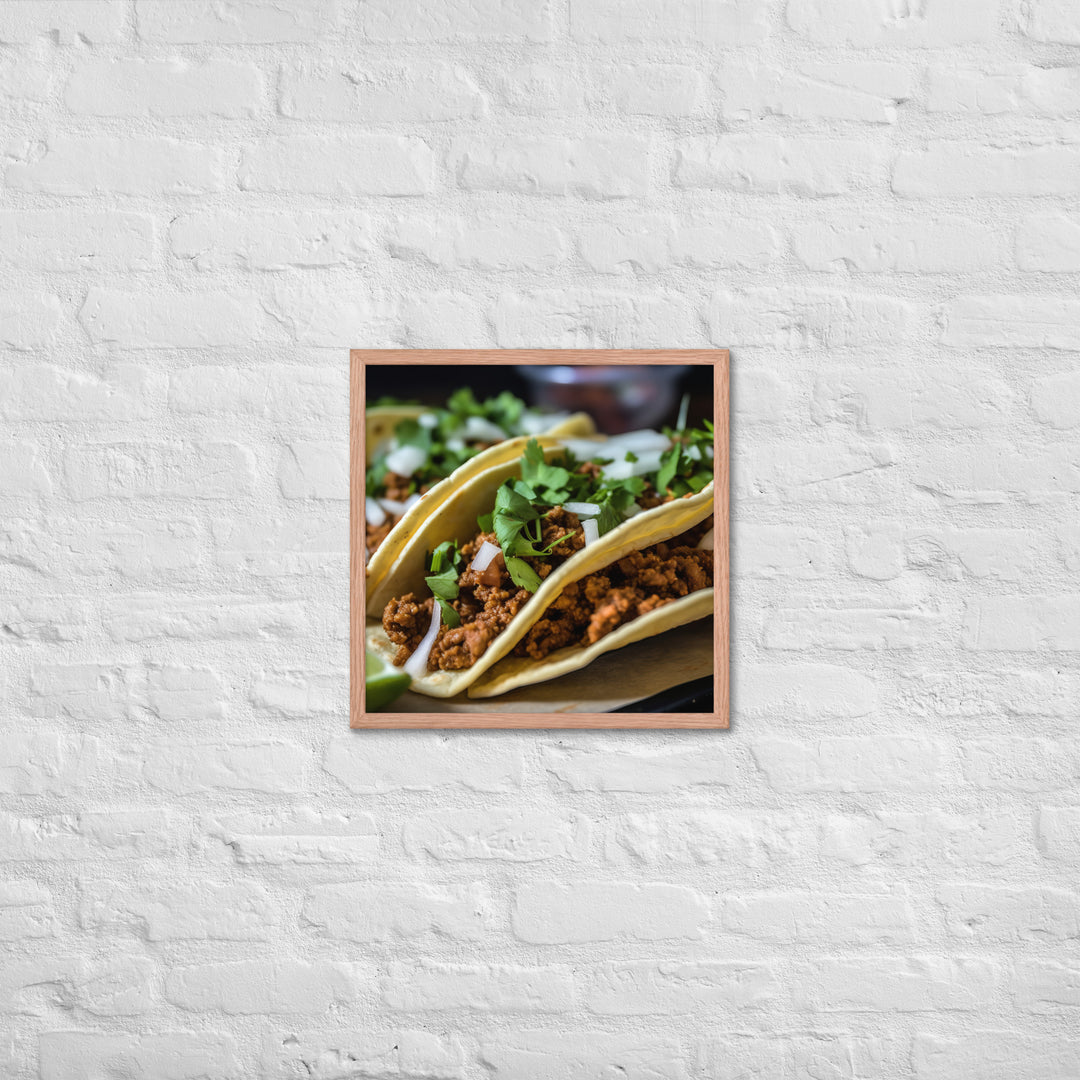 Taco Time Framed poster 🤤 from Yumify.AI