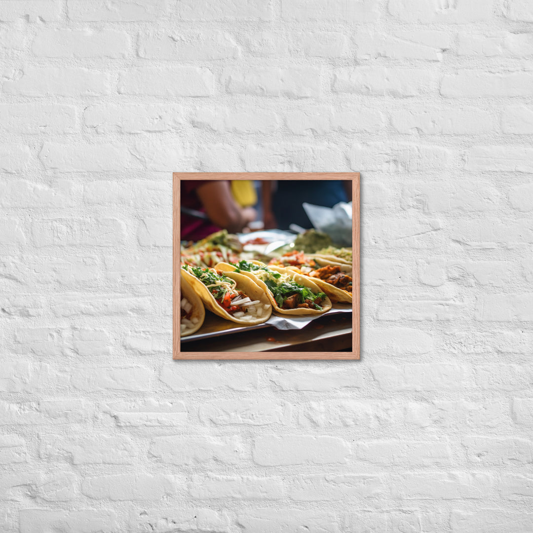 Taco Temptation Framed poster 🤤 from Yumify.AI