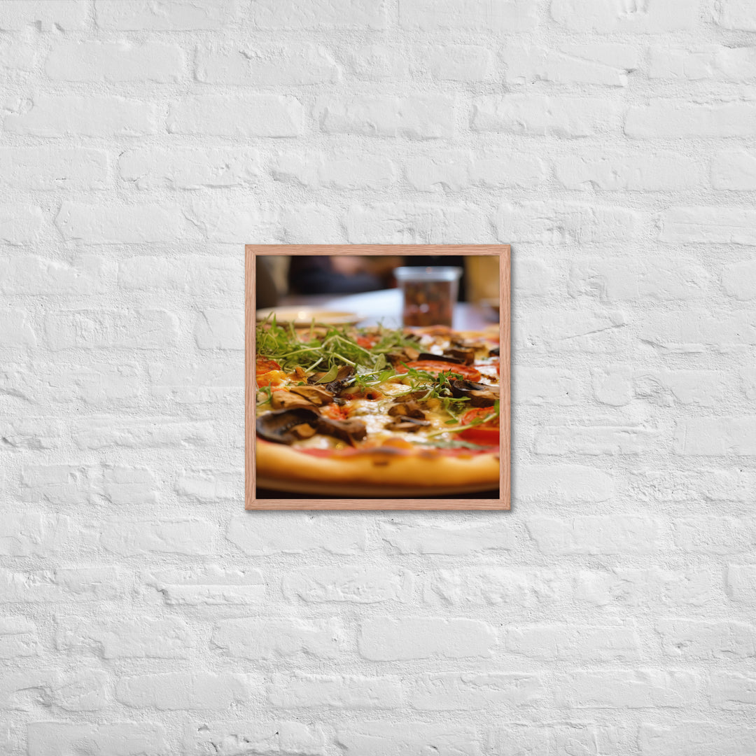 Pizza Framed poster 🤤 from Yumify.AI