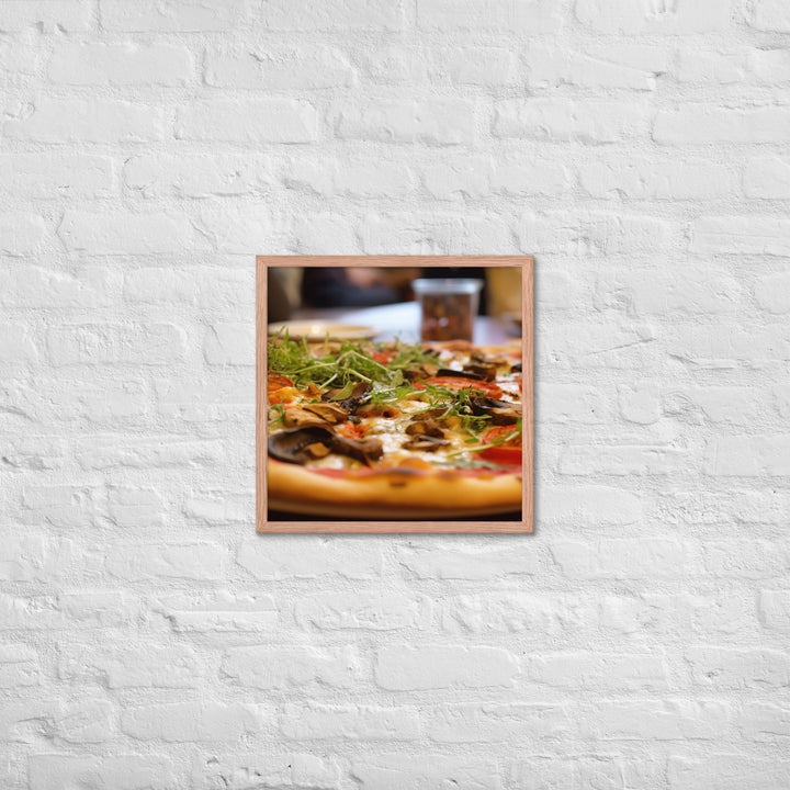 Pizza Framed poster 🤤 from Yumify.AI