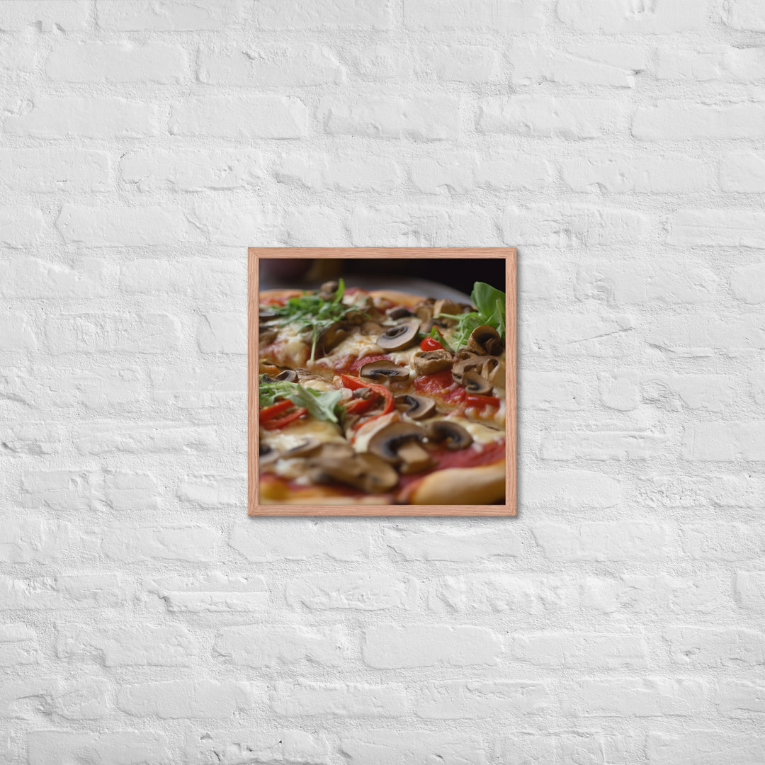 Pizza Framed poster 🤤 from Yumify.AI