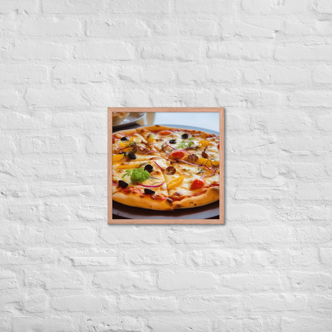 Pizza Framed poster 🤤 from Yumify.AI