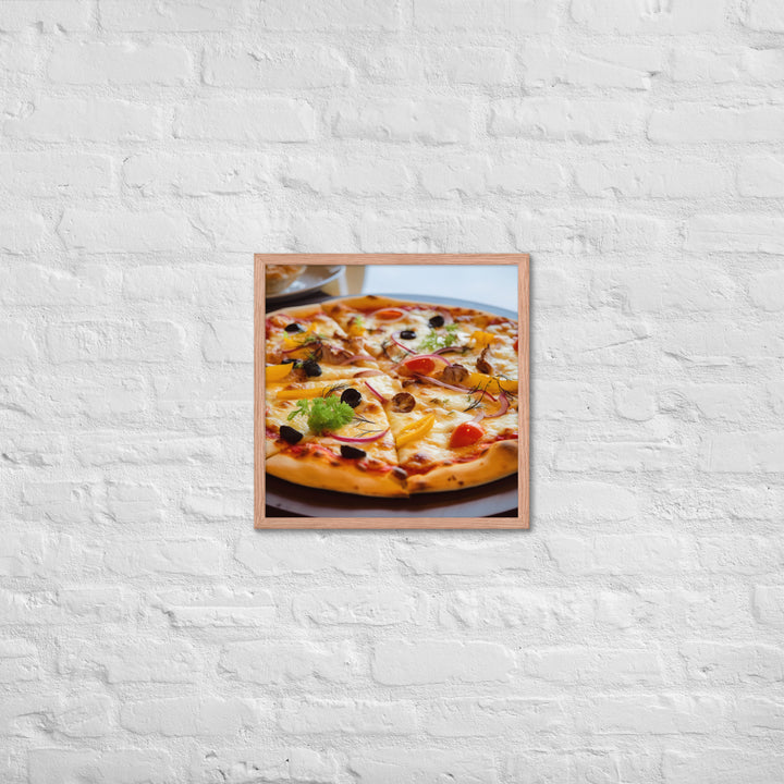 Pizza Framed poster 🤤 from Yumify.AI