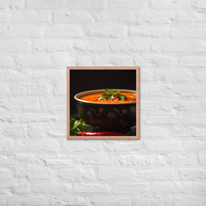 Red Curry Framed poster 🤤 from Yumify.AI