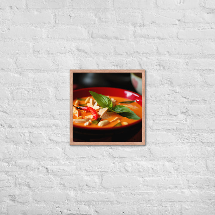 Red Curry Framed poster 🤤 from Yumify.AI