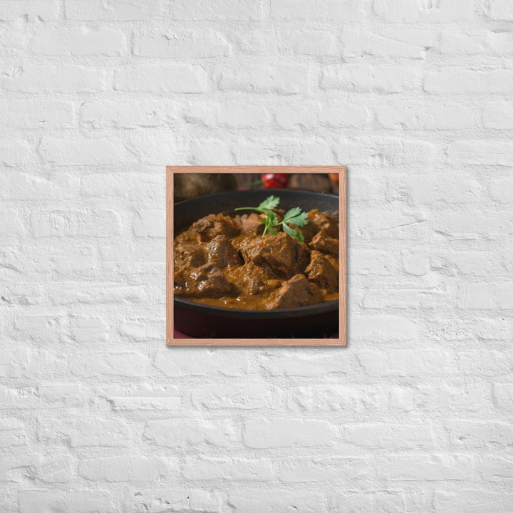 Lamb Curry Framed poster 🤤 from Yumify.AI