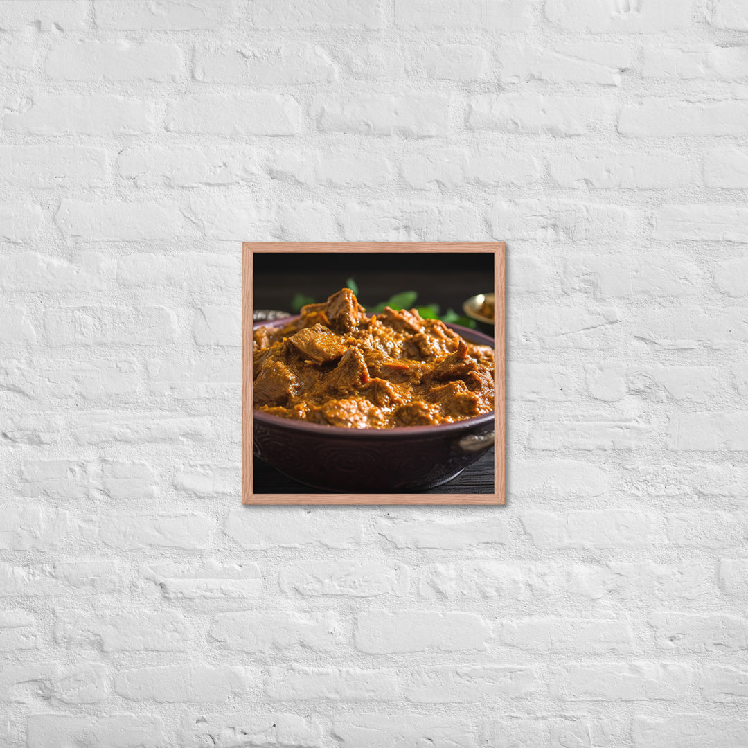 Lamb Curry Framed poster 🤤 from Yumify.AI