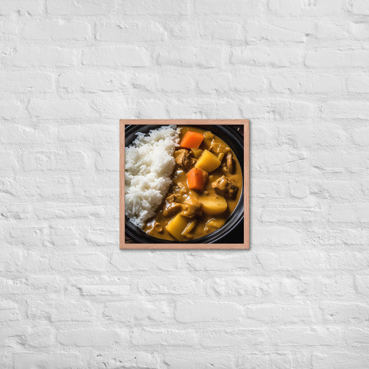 Japanese Curry Framed poster 🤤 from Yumify.AI