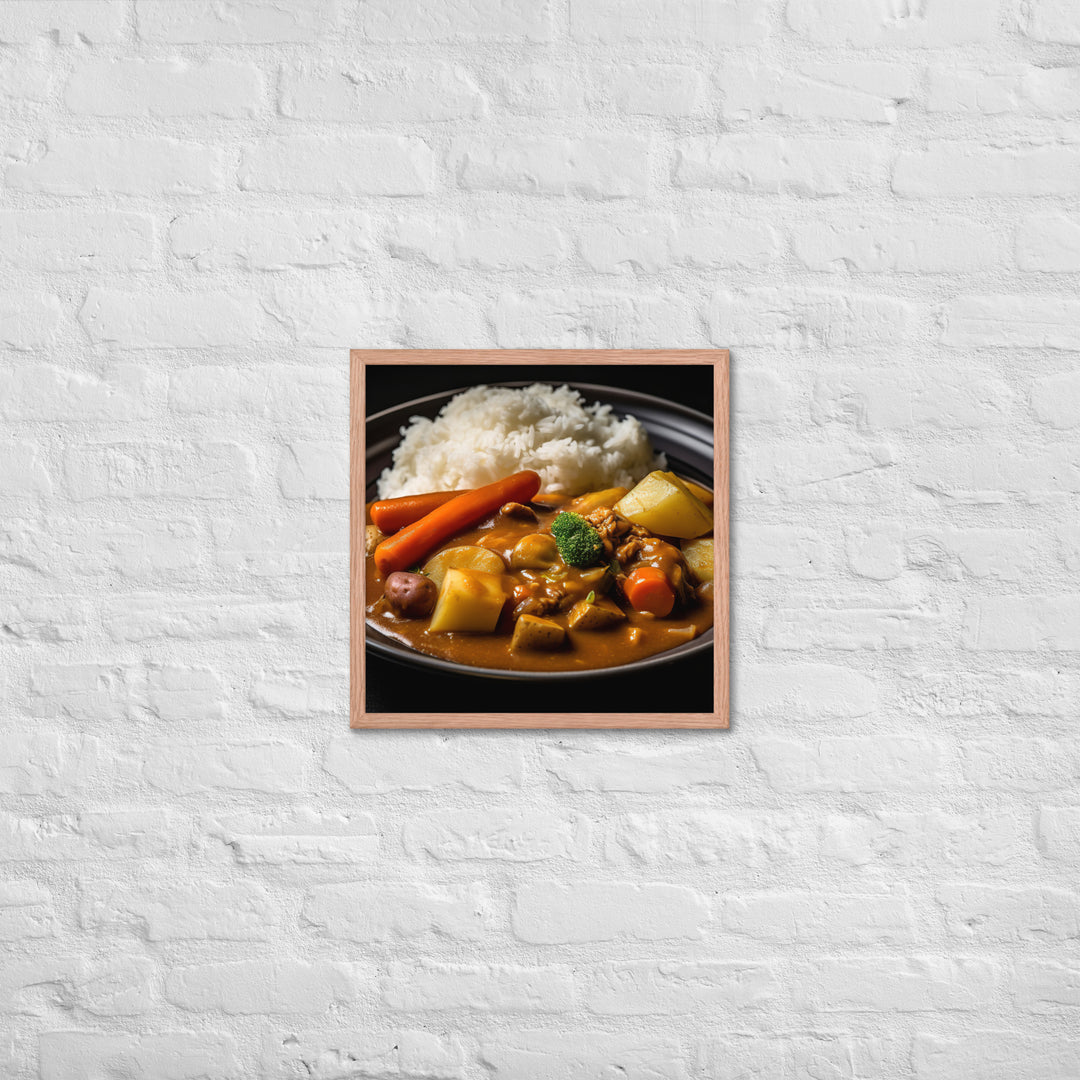 Japanese Curry Framed poster 🤤 from Yumify.AI