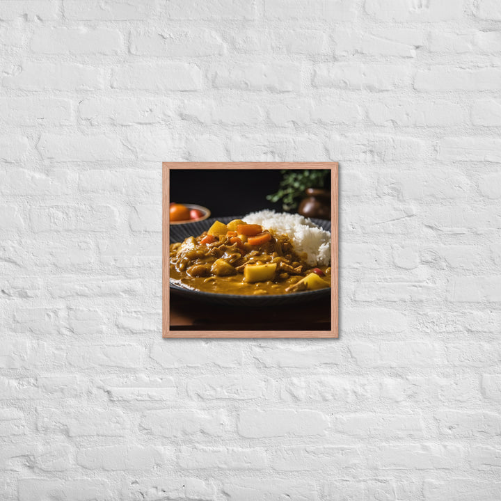 Japanese Curry Framed poster 🤤 from Yumify.AI