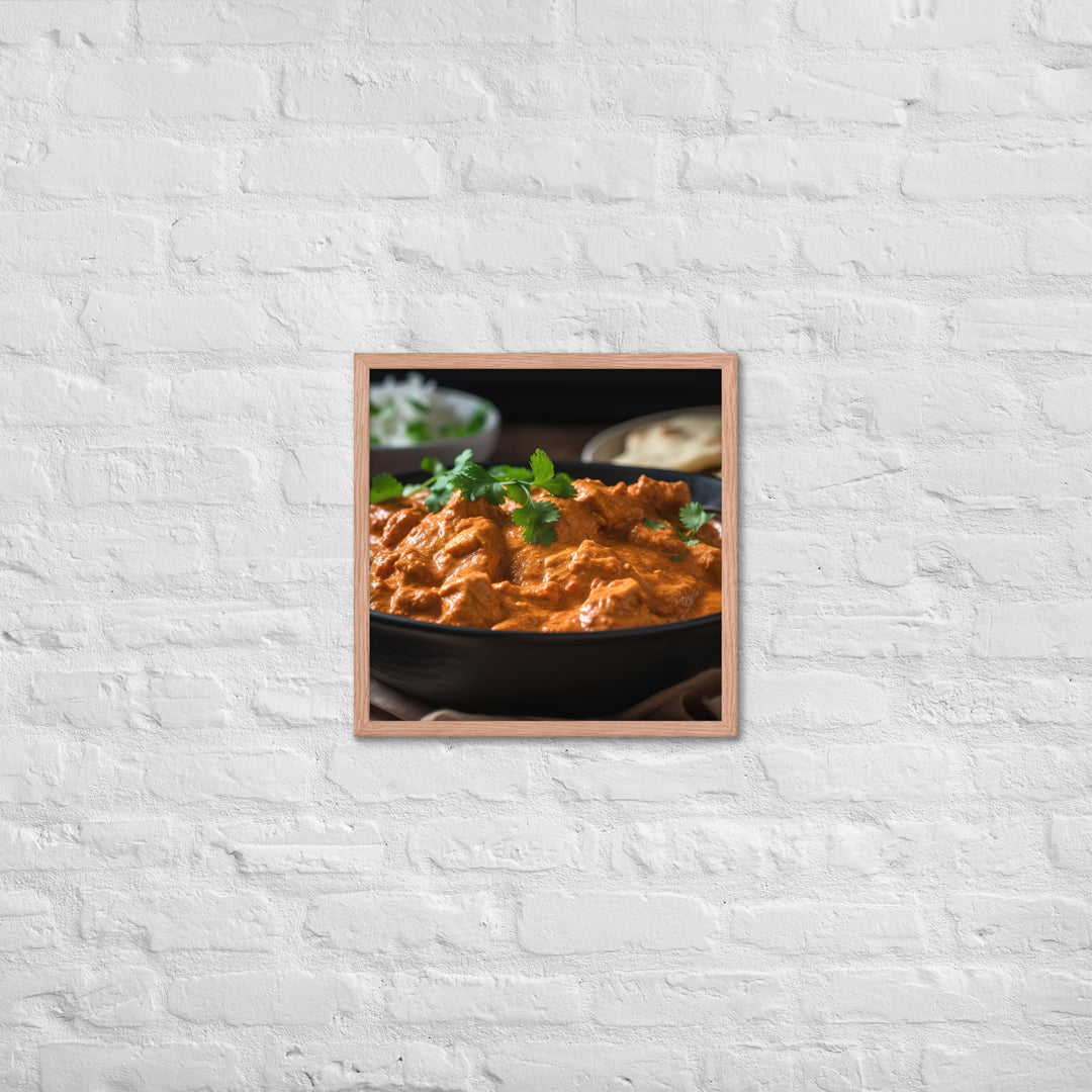 Butter Chicken Curry Framed poster 🤤 from Yumify.AI