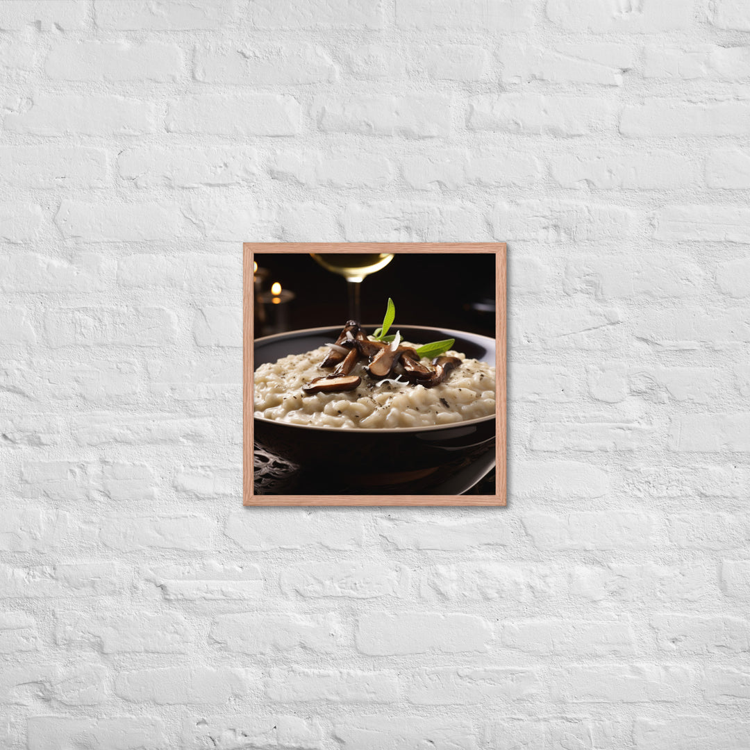 Truffle Risotto Framed poster 🤤 from Yumify.AI