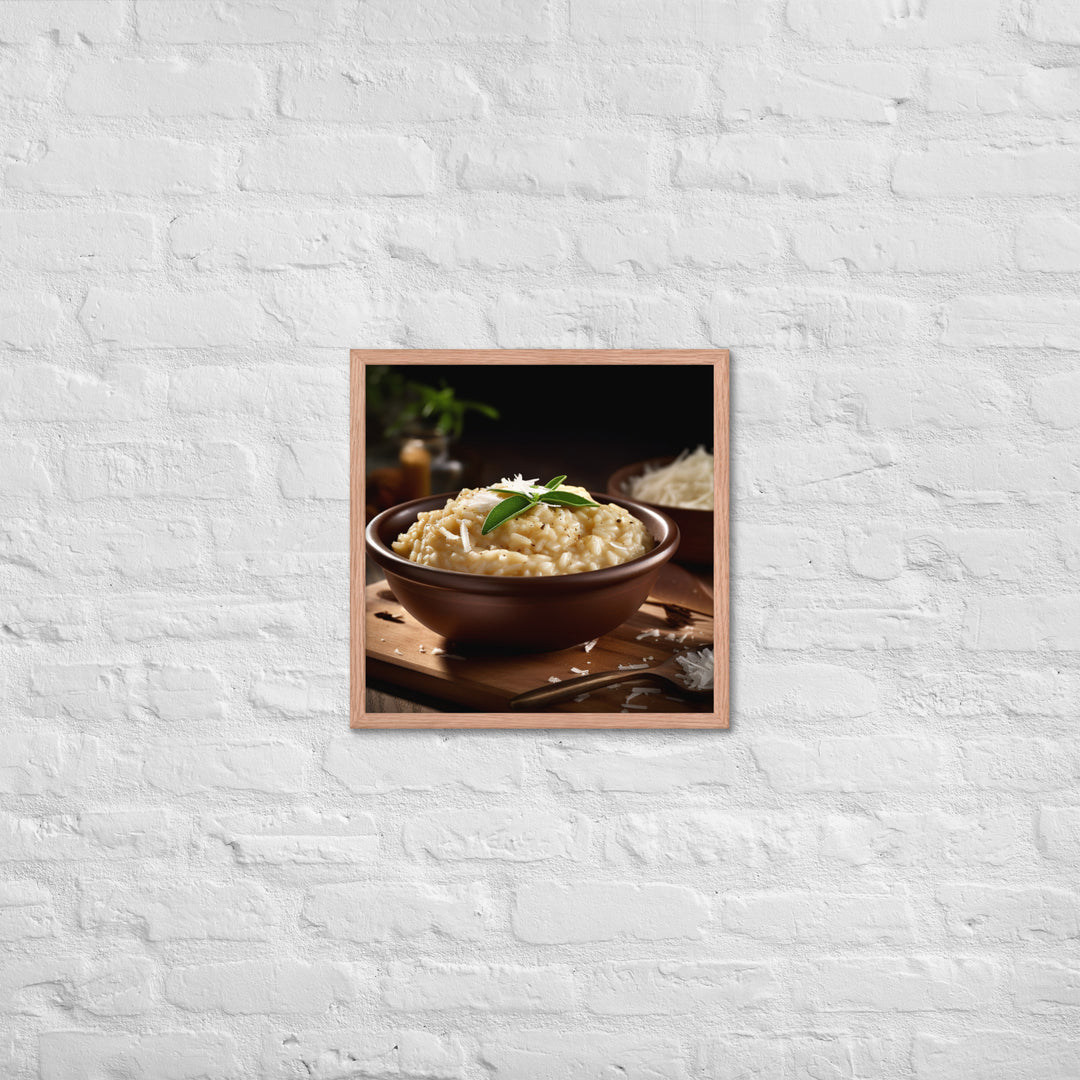 Parmesan Risotto Framed poster 🤤 from Yumify.AI