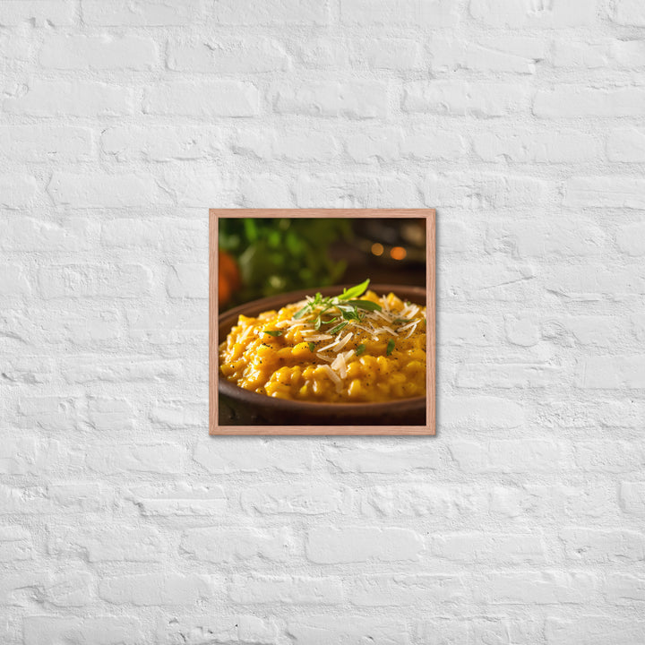 Butternut Squash Risotto Framed poster 🤤 from Yumify.AI