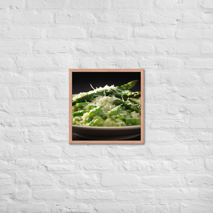 Asparagus Risotto Framed poster 🤤 from Yumify.AI