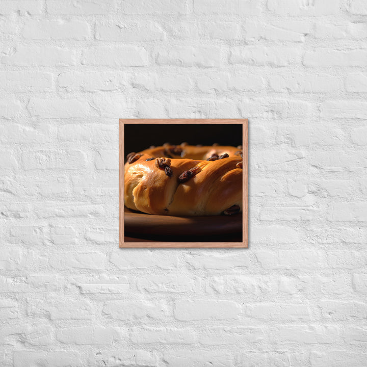 Cinnamon Raisin Bagel Framed poster 🤤 from Yumify.AI