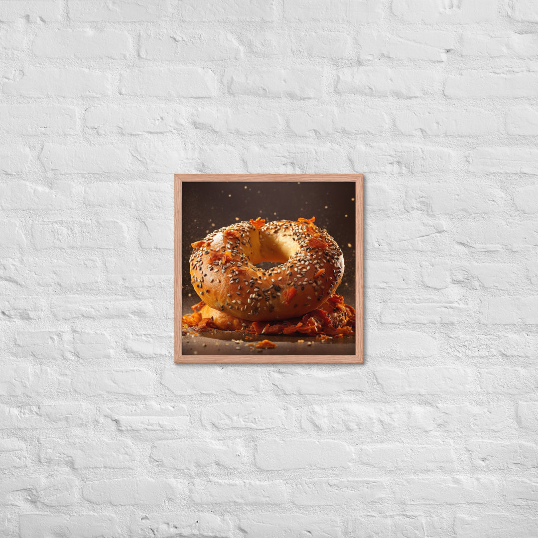 Everything Bagel Framed poster 🤤 from Yumify.AI