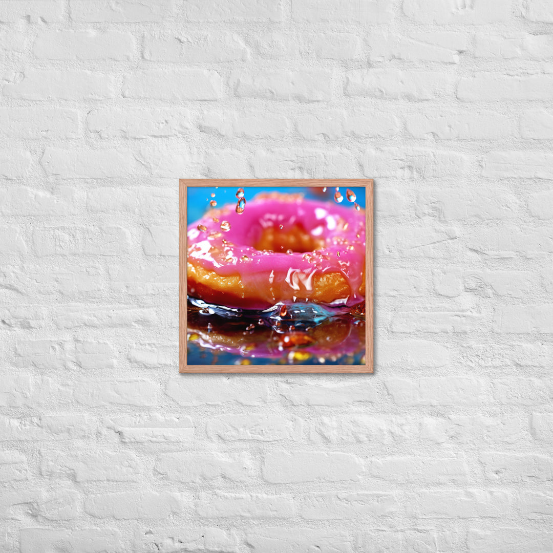 Jelly Donut Framed poster 🤤 from Yumify.AI