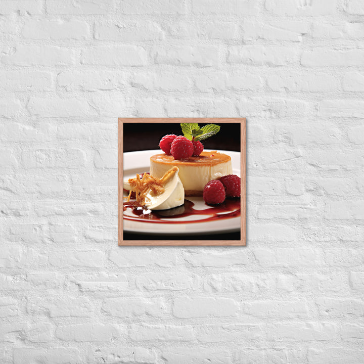 Cheese Dessert Framed poster 🤤 from Yumify.AI