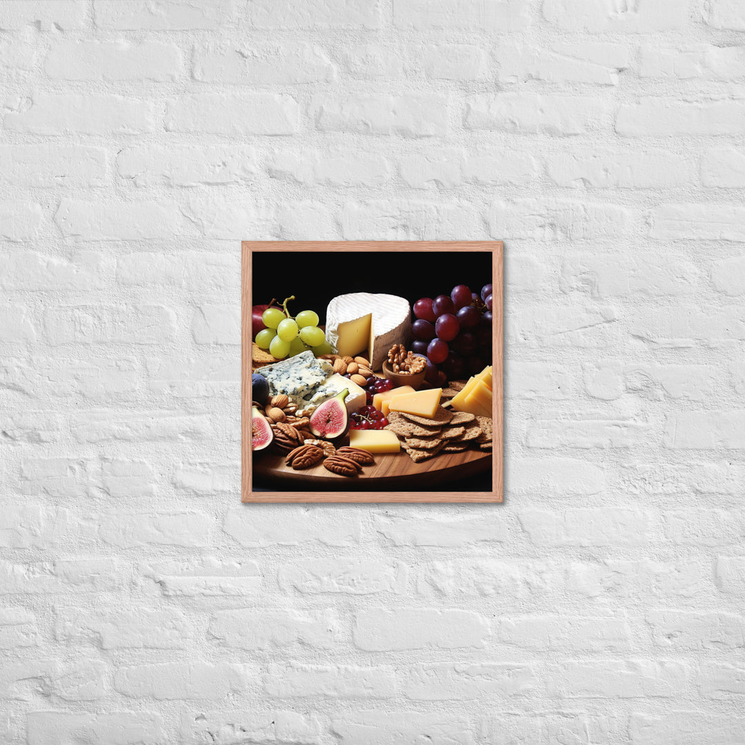 Cheese Platter Framed poster 🤤 from Yumify.AI