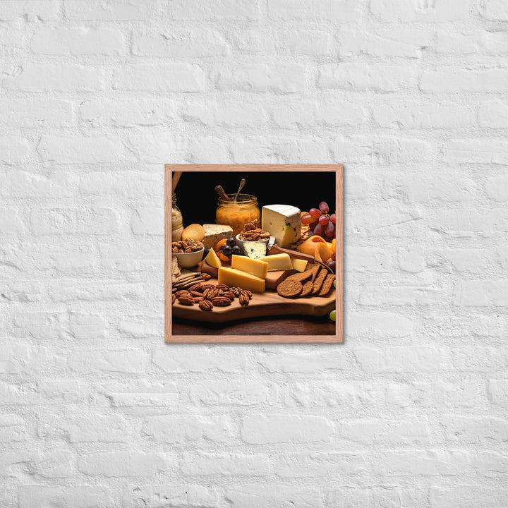 Cheese Board Framed poster 🤤 from Yumify.AI