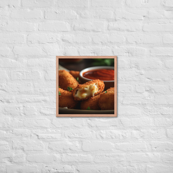 Mozzarella Sticks Framed poster 🤤 from Yumify.AI