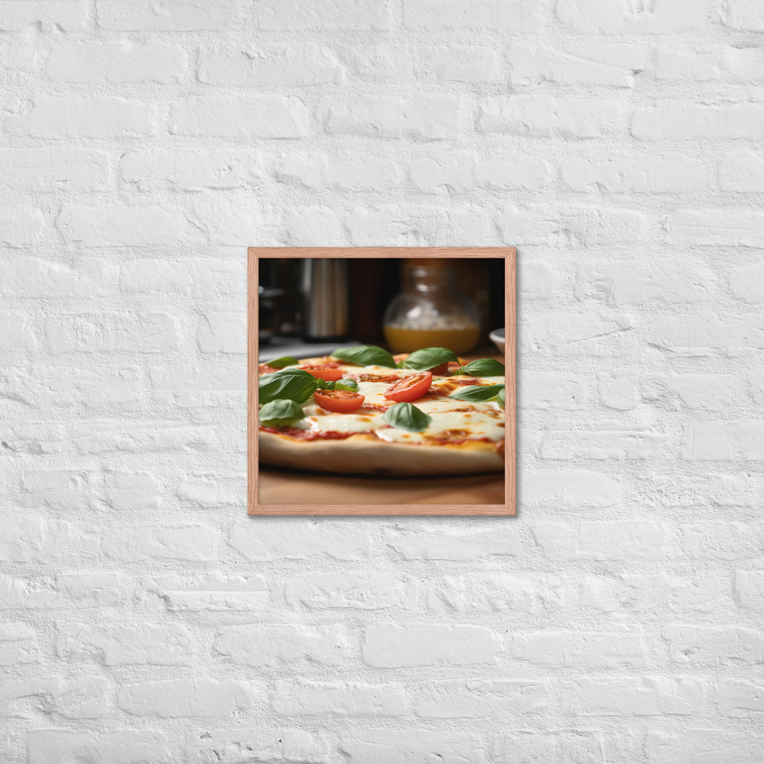 Margherita Pizza Framed poster 🤤 from Yumify.AI