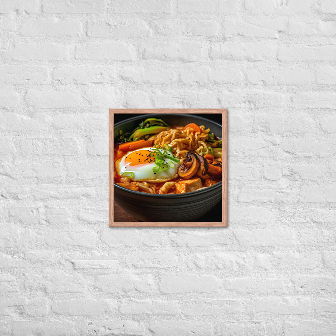 Kimchi Ramen Framed poster 🤤 from Yumify.AI