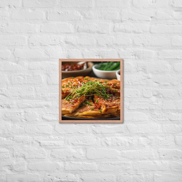 Kimchi Pancake Framed poster 🤤 from Yumify.AI