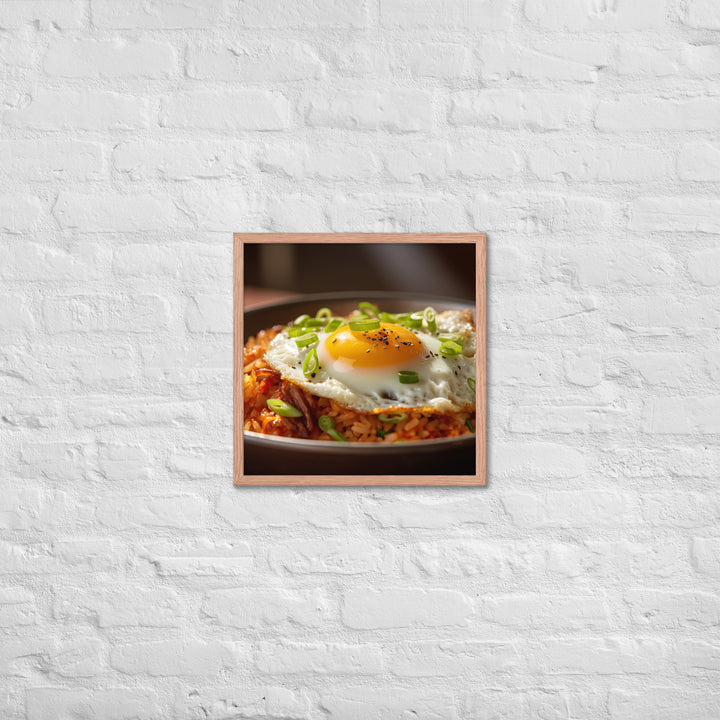 Kimchi Fried Rice Framed poster 🤤 from Yumify.AI