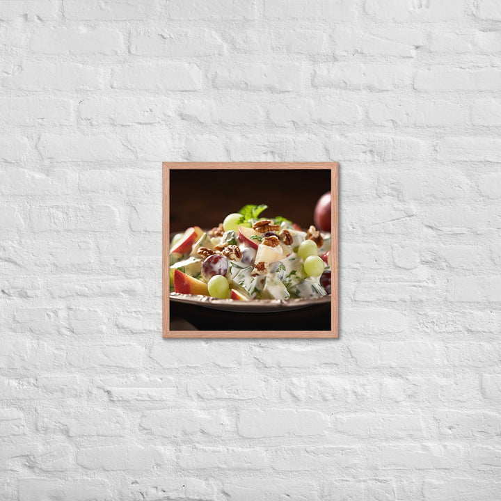 Waldorf Salad Framed poster 🤤 from Yumify.AI