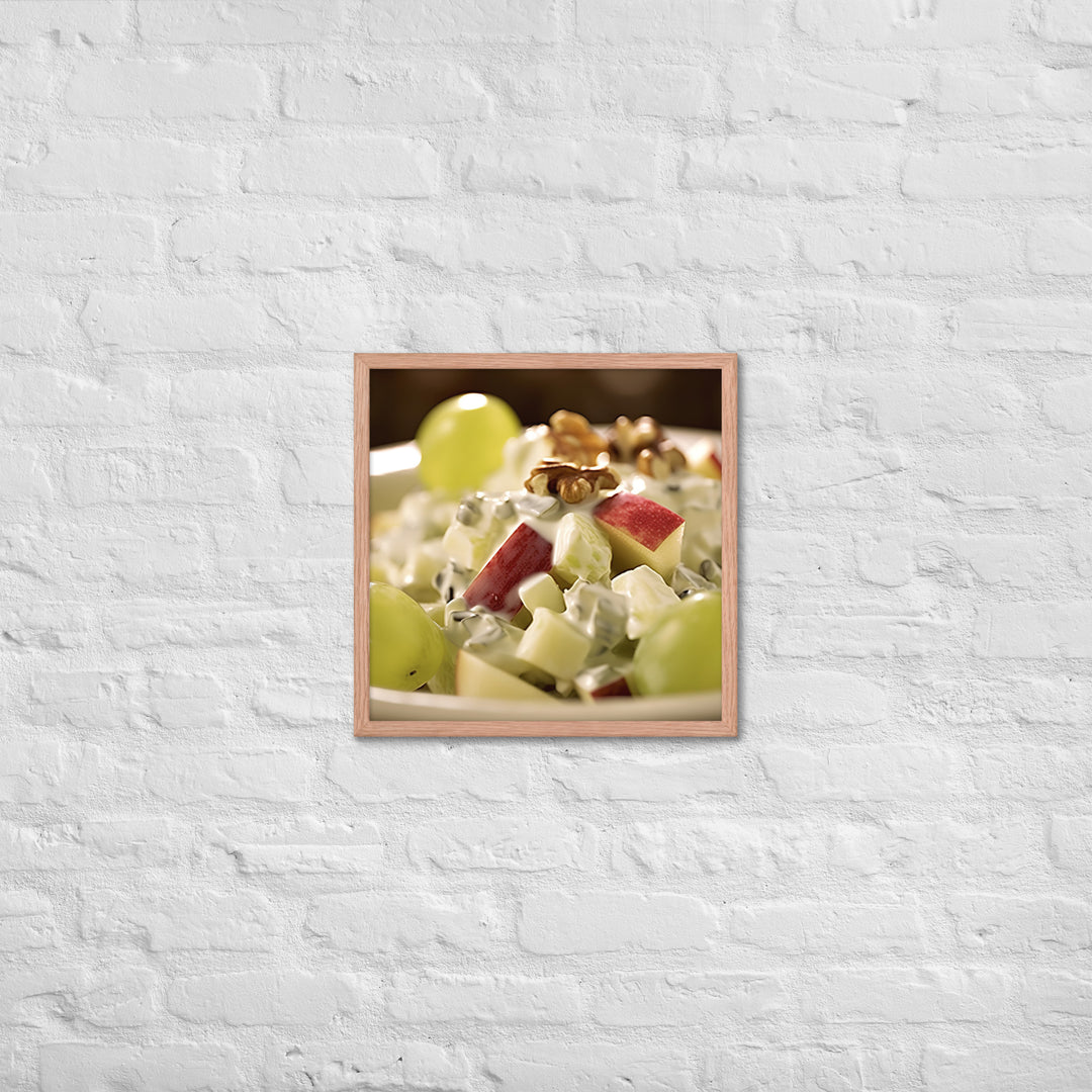 Waldorf Salad Framed poster 🤤 from Yumify.AI