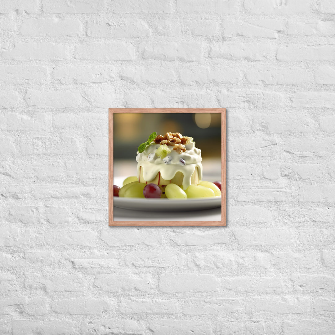 Waldorf Salad Framed poster 🤤 from Yumify.AI