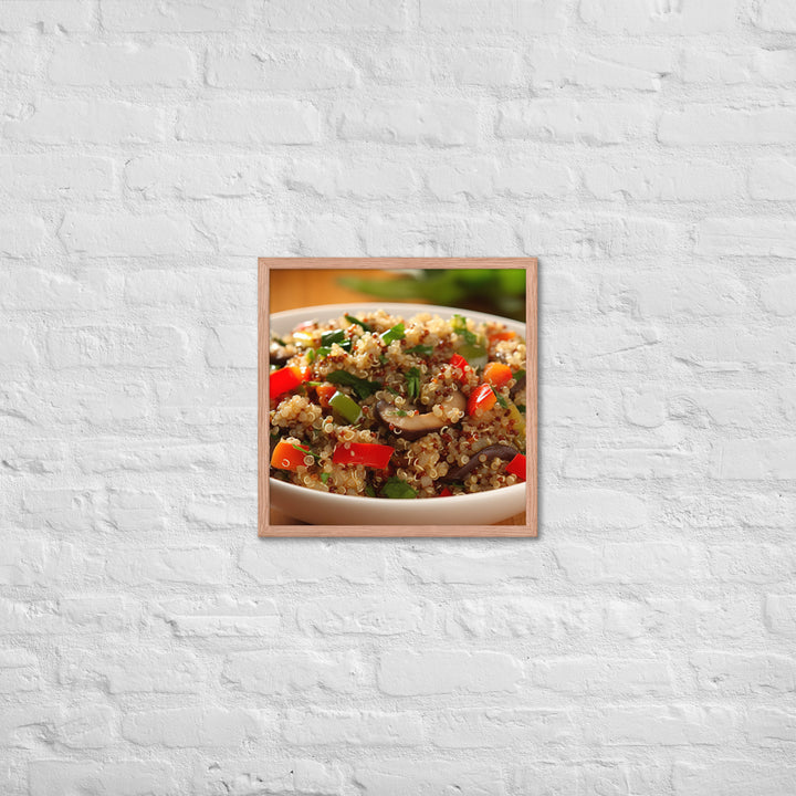 Quinoa Salad Framed poster 🤤 from Yumify.AI