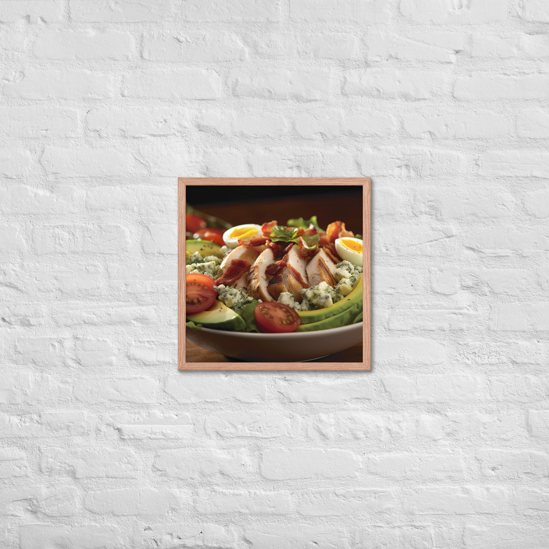 Cobb Salad Framed poster 🤤 from Yumify.AI