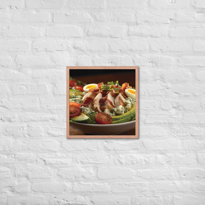 Cobb Salad Framed poster 🤤 from Yumify.AI