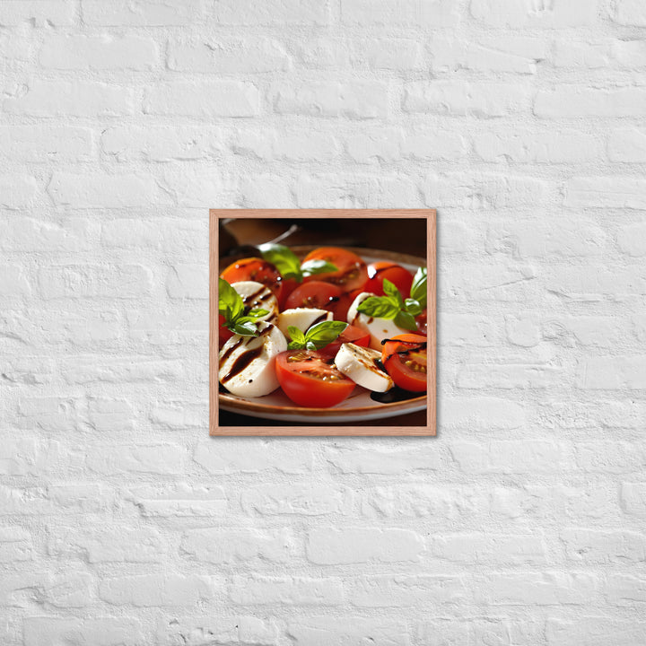 Caprese Salad Framed poster 🤤 from Yumify.AI