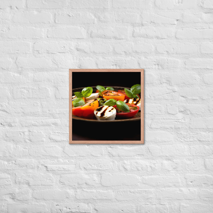 Caprese Salad Framed poster 🤤 from Yumify.AI