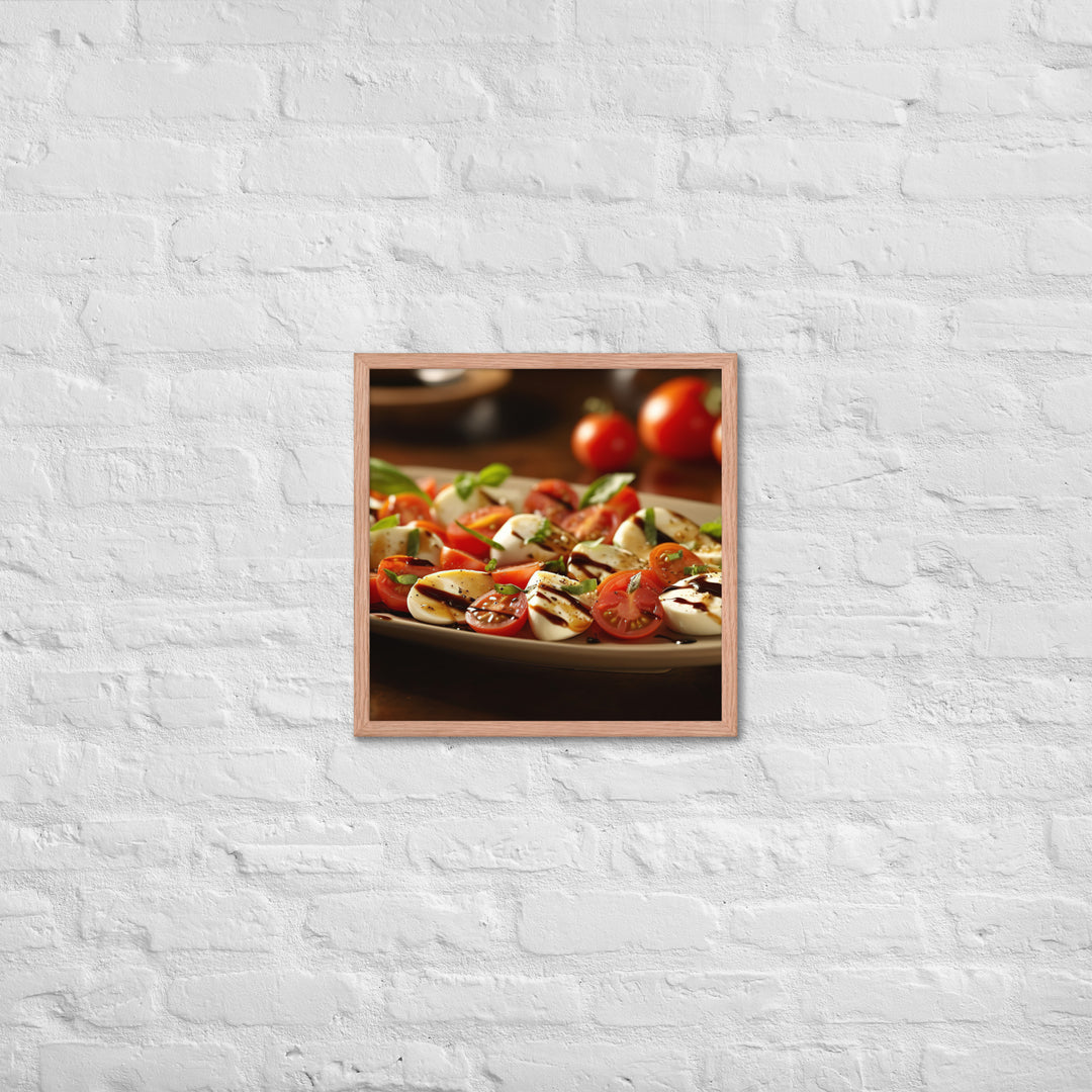 Caprese Salad Framed poster 🤤 from Yumify.AI