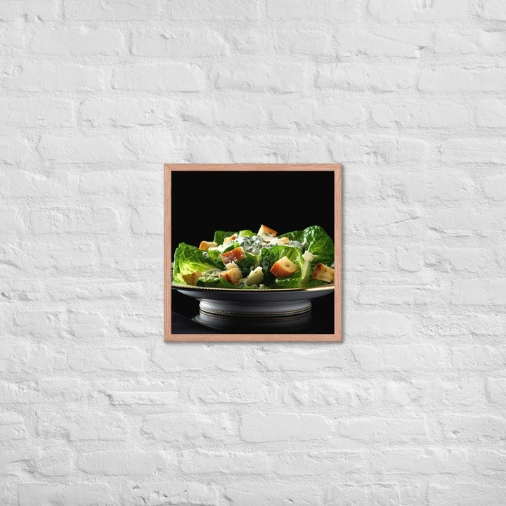 Caesar Salad Framed poster 🤤 from Yumify.AI