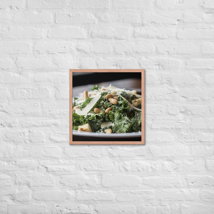 Kale Caesar Framed poster 🤤 from Yumify.AI