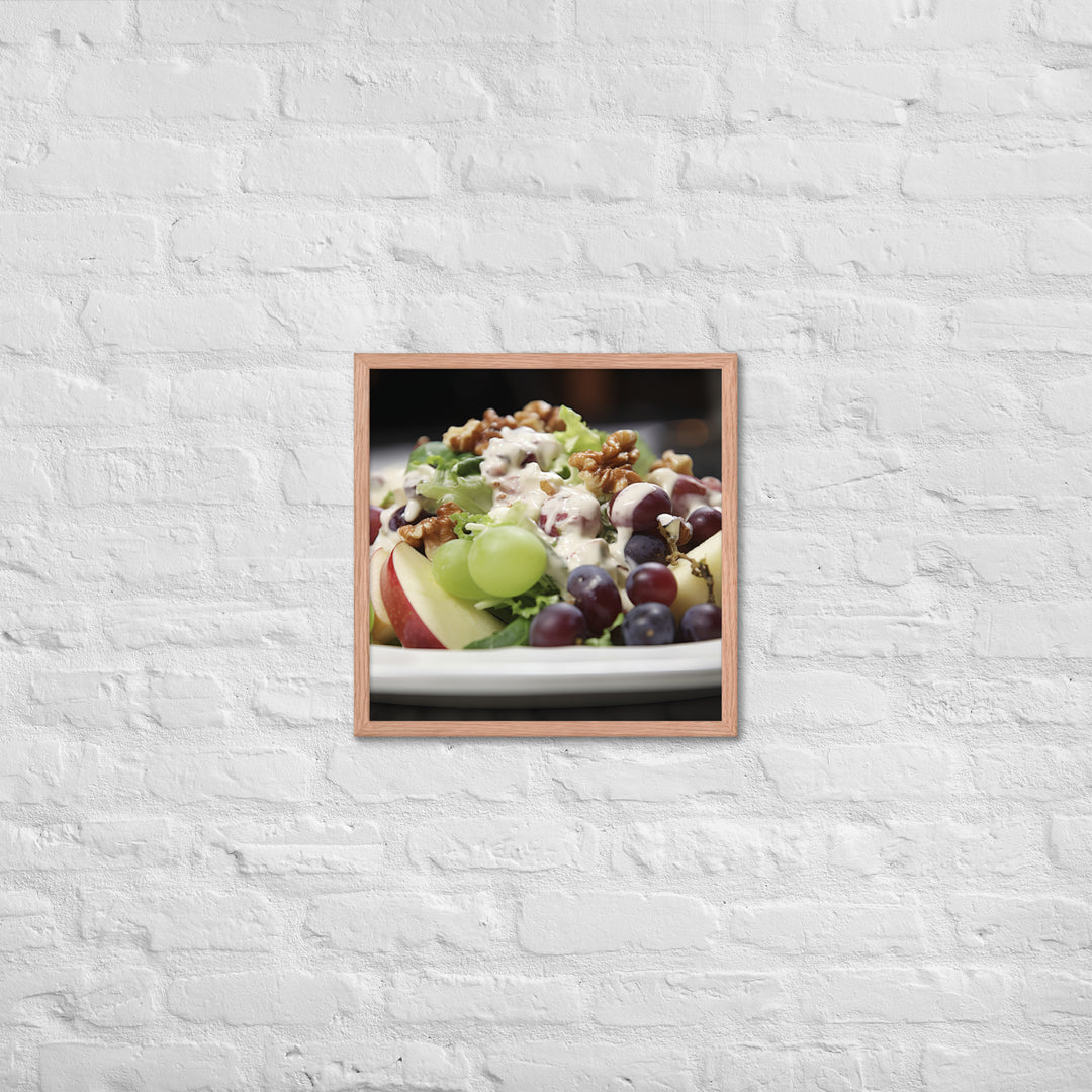 Crispy Waldorf Salad Framed poster 🤤 from Yumify.AI