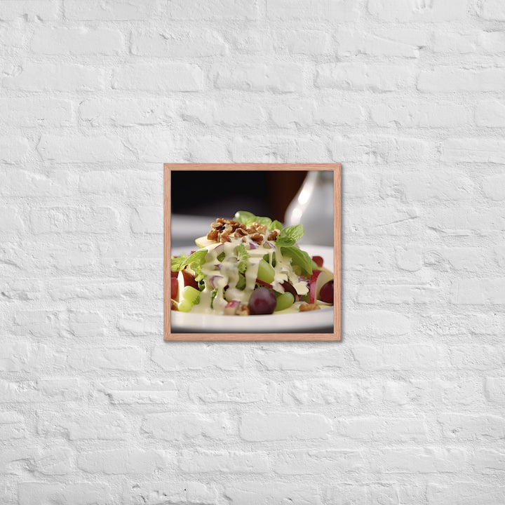 Crispy Waldorf Salad Framed poster 🤤 from Yumify.AI